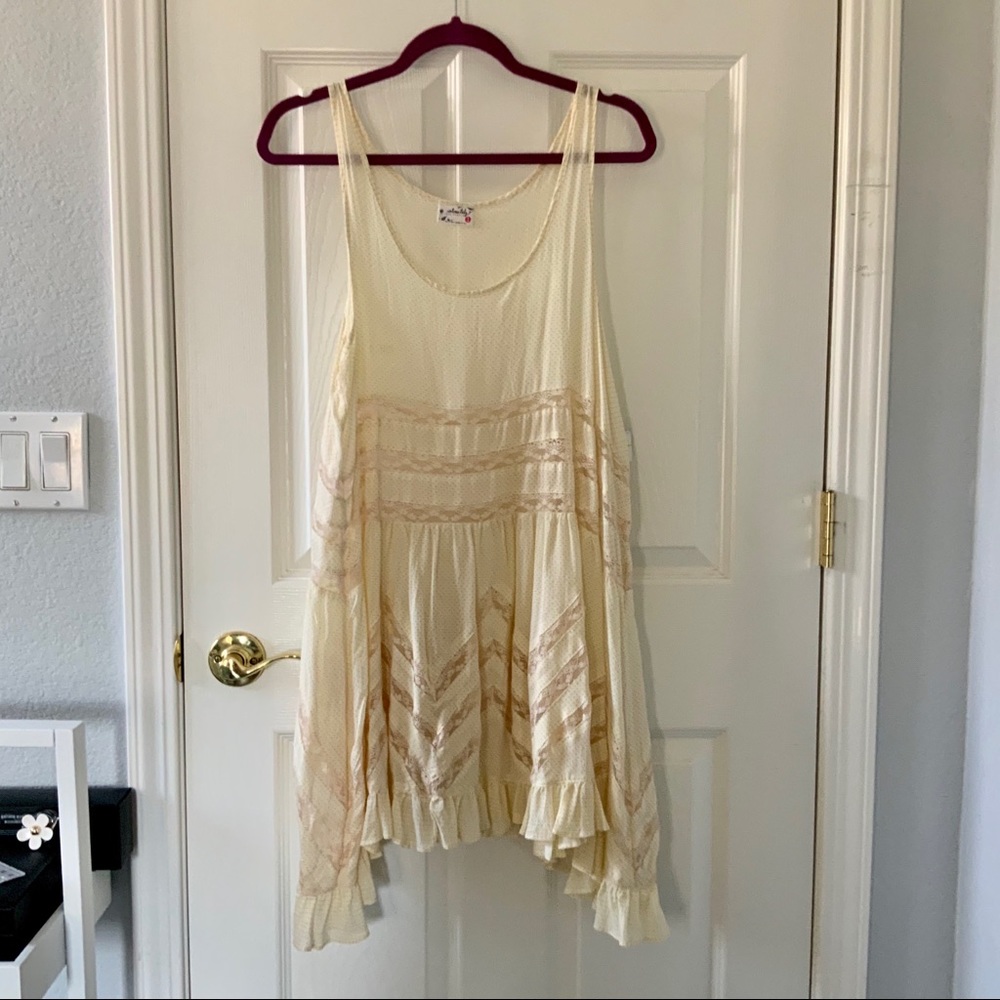 FREE PEOPLE Tea Combo Dress